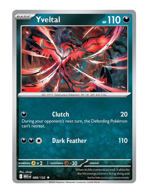 Yveltal #088/175 Holo - Mega Evolution