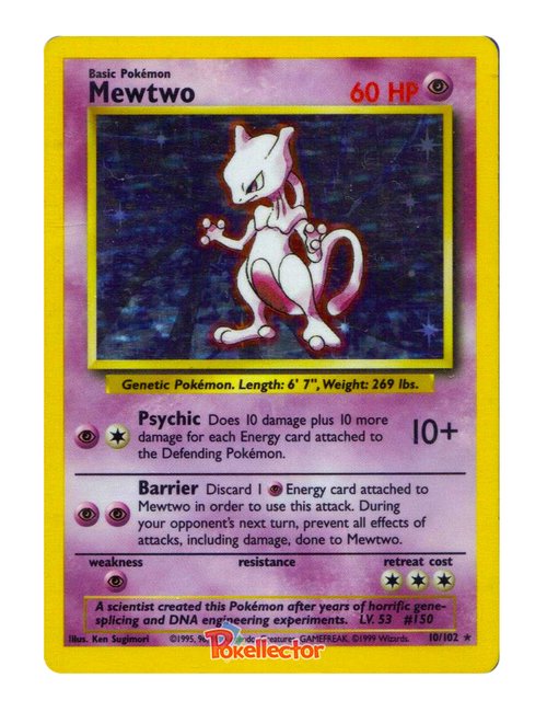 Mewtwo #10/102 - Base Set