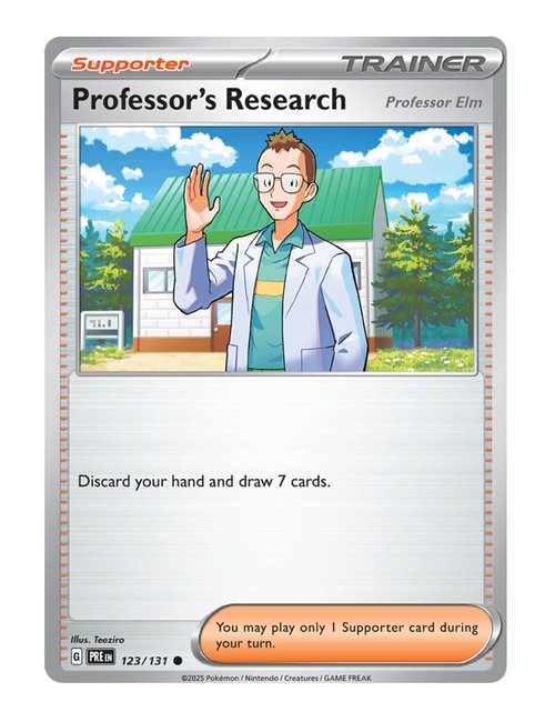 Professor's Research [Professor Elm] #123/181 - Prismatic Evolutions