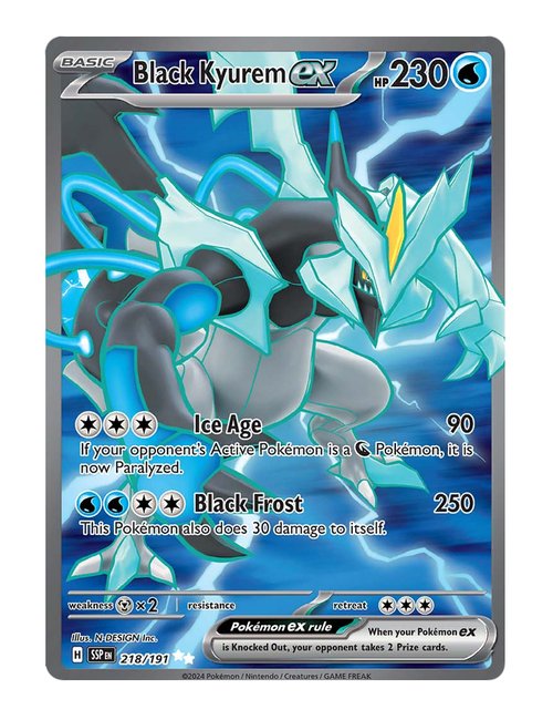 Black Kyurem ex #218/191 - Surging Sparks