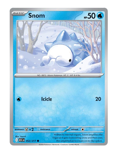 Snom #052/217 Reverse Holo - Ascended Heroes