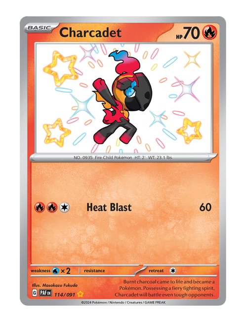 Charcadet #114/091 - Paldean Fates