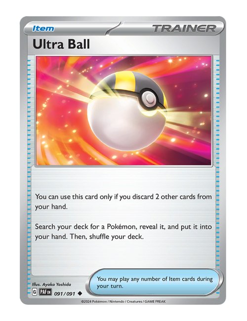 Ultra Ball #091/091 - Paldean Fates