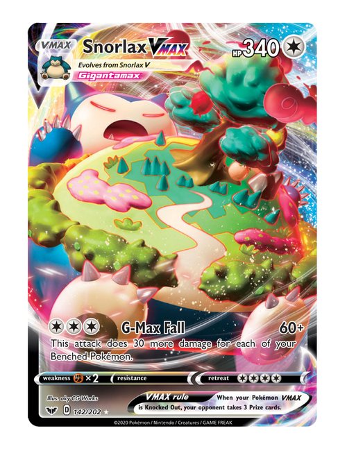Snorlax VMAX #142/202 - Sword & Shield Base