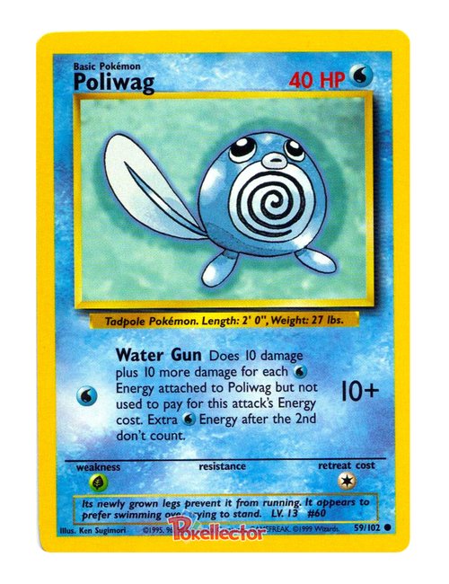 Poliwag #59/102 - Base Set
