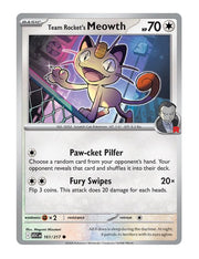 Team Rocket's Meowth #161/217 Reverse Holo - Ascended Heroes