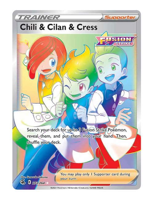 Chili & Cilan & Cress #273/264 - Fusion Strike