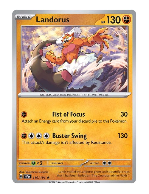 Landorus #110/191 Reverse Holo - Surging Sparks