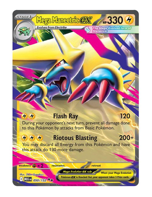 Mega Manectric ex #050/132 - Mega Evolution