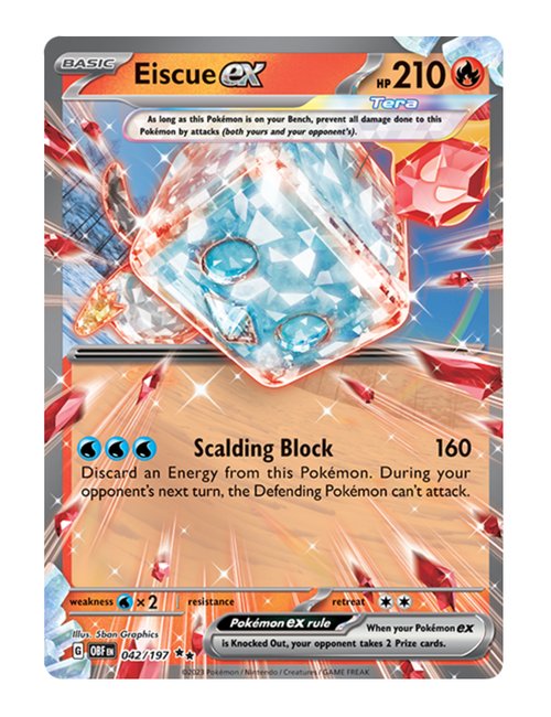 Eiscue ex #42/197 - Obsidian Flames