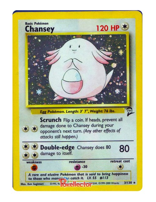 Chansey #3/130 - Base Set 2