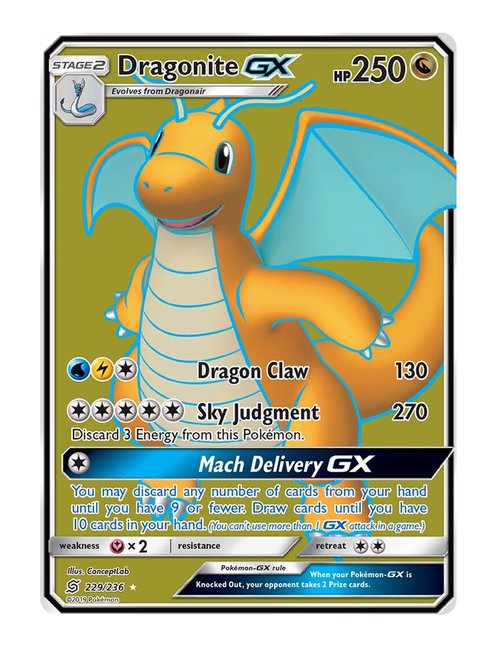 Dragonite GX #229/236 - Unified Minds