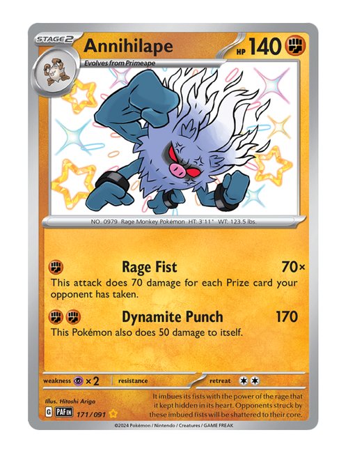 Annihilape #171/091 - Paldean Fates