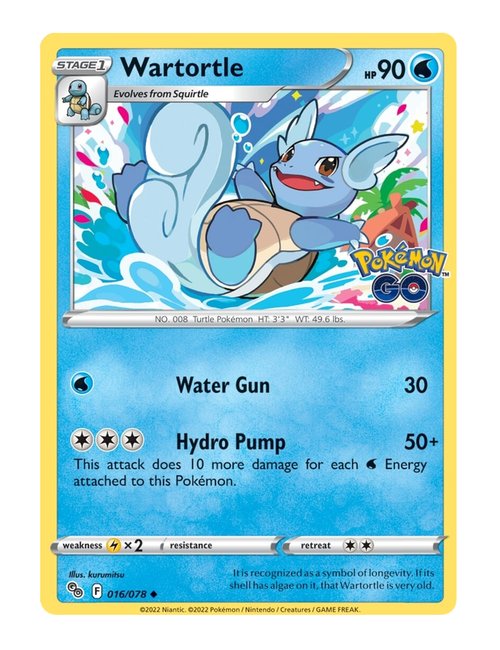 Wartortle #16/078 - Pokemon GO