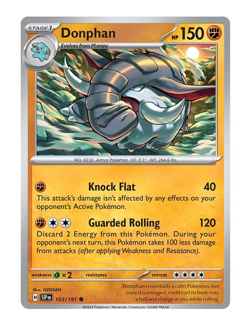 Donphan #103/191 - Surging Sparks
