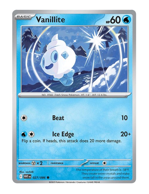 Vanillite #027/130 - White Flare