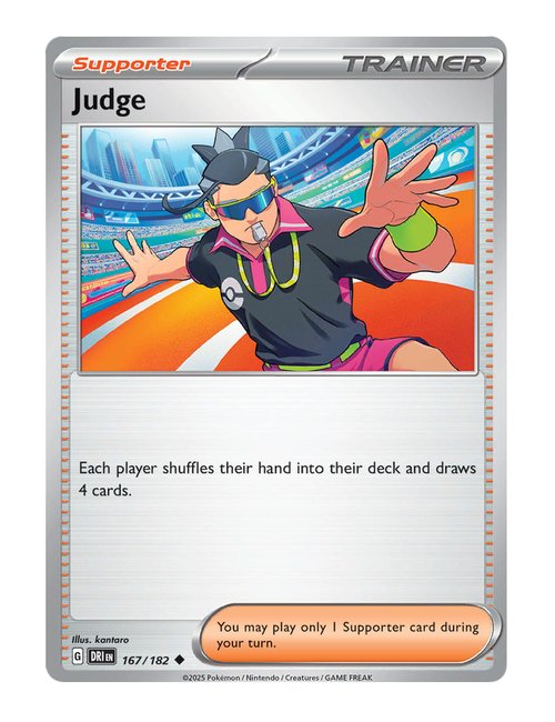 Judge #167/182 Reverse Holo - Destined Rivals