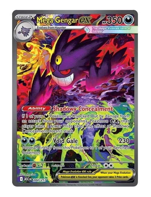 Mega Gengar ex #284/217 - Ascended Heroes