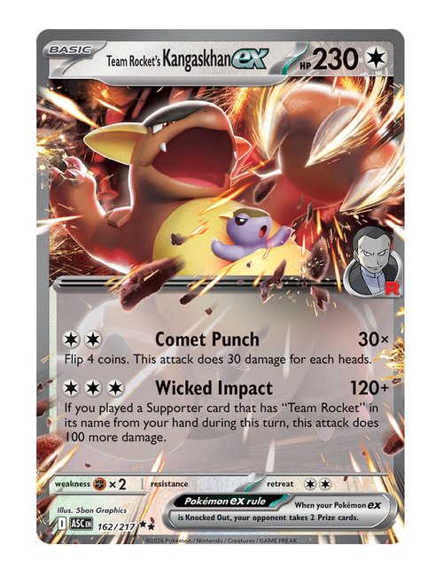 Team Rocket's Kangaskhan ex #162/150 - Ascended Heroes