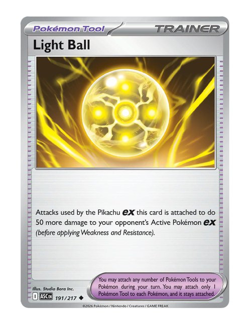 Light Ball #191/217 Reverse Holo - Ascended Heroes