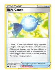 Rare Candy #180/202 Reverse Holo - Sword & Shield Base