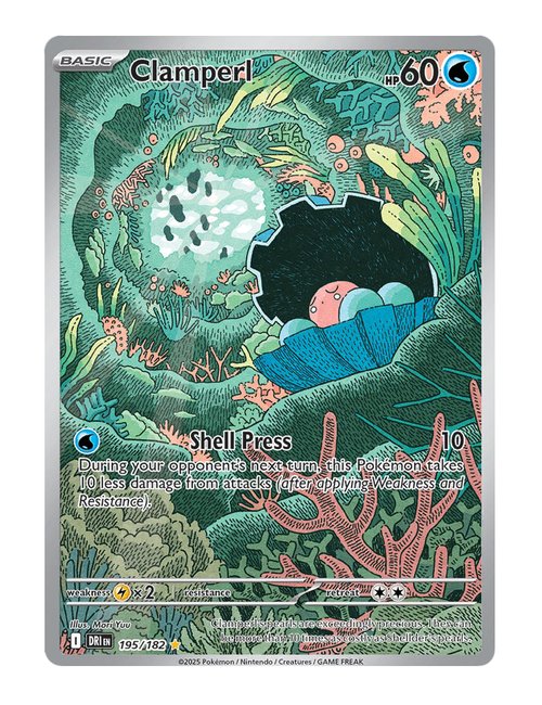 Clamperl #195/182 - Destined Rivals