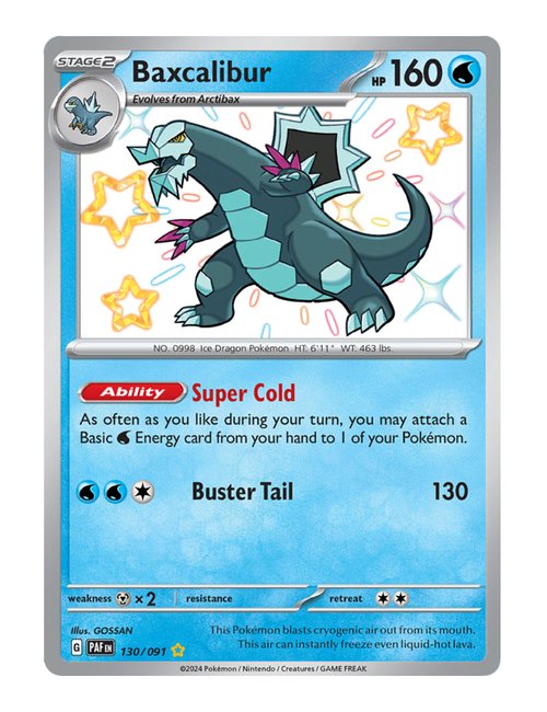 Baxcalibur #130/091 - Paldean Fates