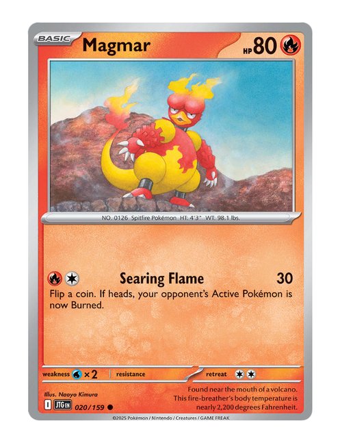 Magmar #20/159 Reverse Holo - Journey Together