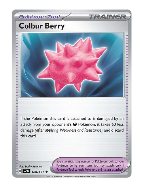 Colbur Berry #168/191 Reverse Holo - Surging Sparks