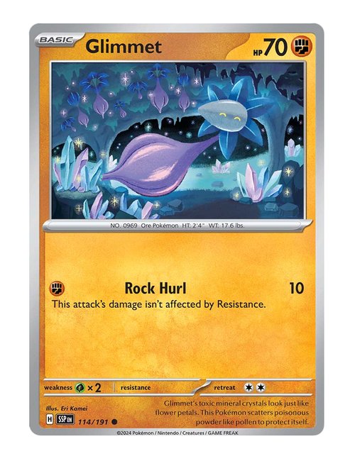 Glimmet #114/191 Reverse Holo - Surging Sparks