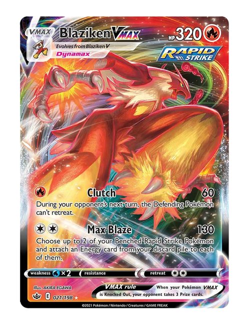 Blaziken VMAX #21/198 - Chilling Reign