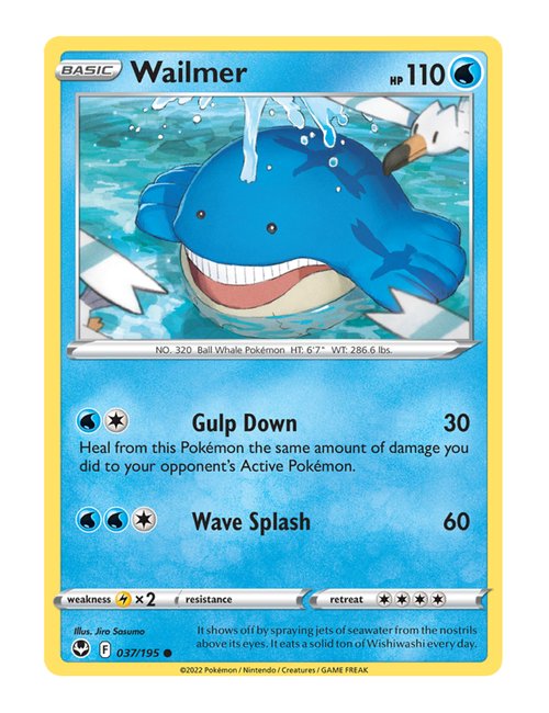 Wailmer #037/195 - Silver Tempest