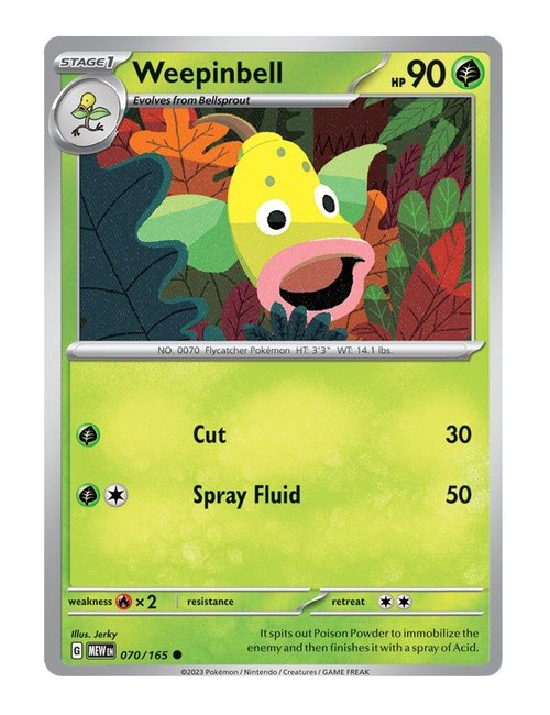 Weepinbell #070/165 - 151