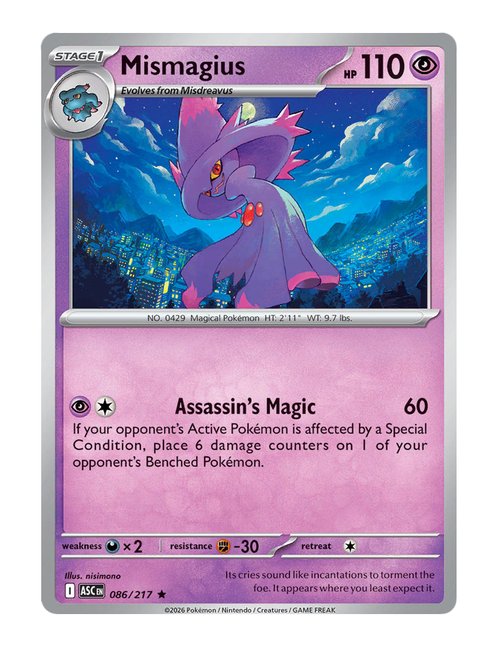 Mismagius #086/217 Holo - Ascended Heroes