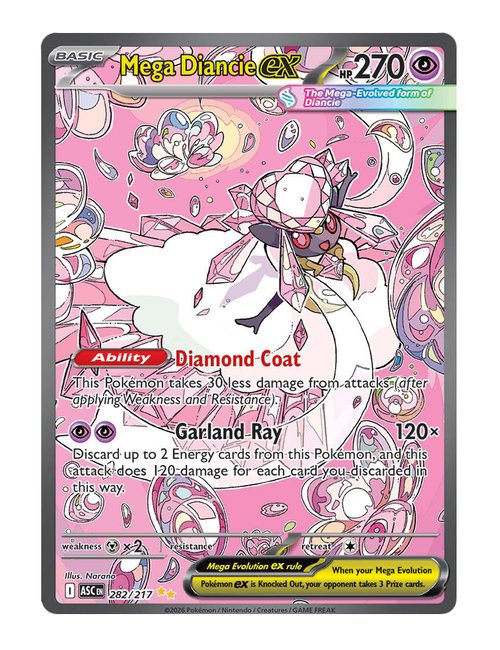 Mega Diancie ex #282/217 - Ascended Heroes