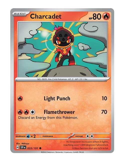 Charcadet #33/191 - Surging Sparks
