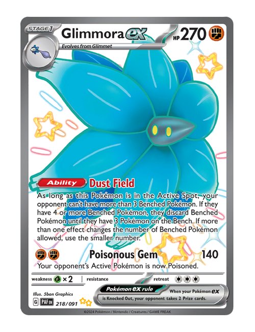 Glimmora ex #218/091 - Paldean Fates