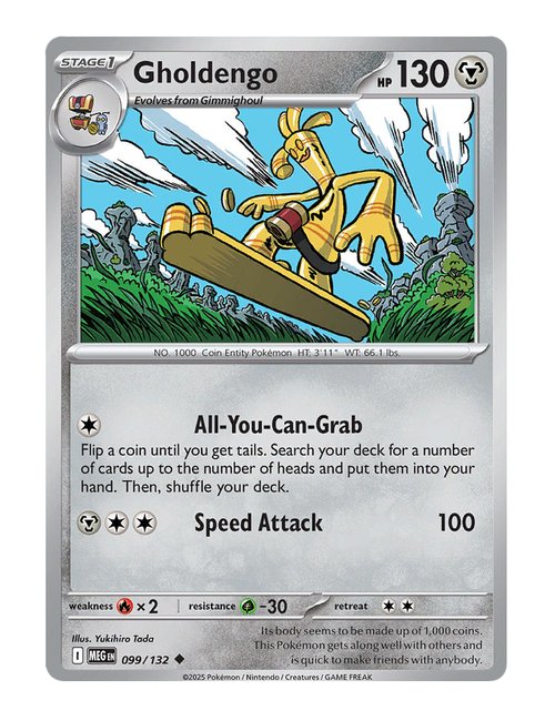 Gholdengo #099/175 Reverse Holo - Mega Evolution