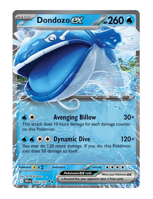 Dondozo ex #066/182 - Destined Rivals