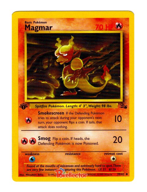 Magmar #39/62 - Fossil