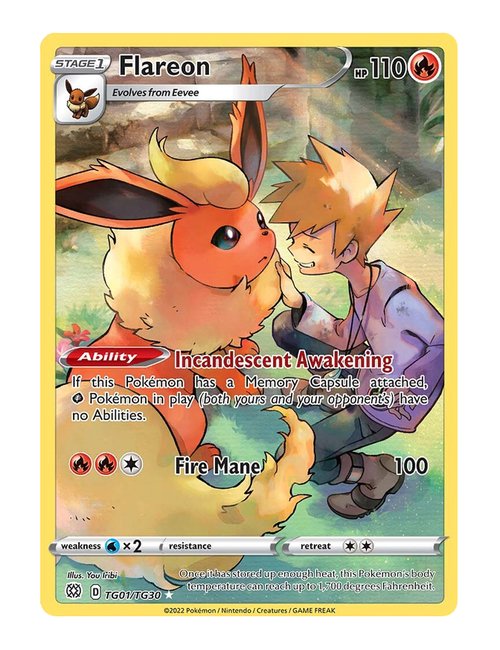 Flareon #TG01/TG30 - Brilliant Stars Trainer Gallery