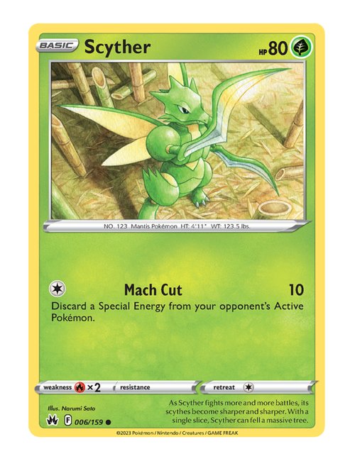Scyther #6/160 - Crown Zenith
