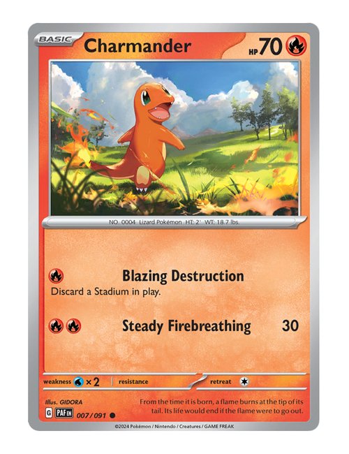 Charmander #007/091 - Paldean Fates