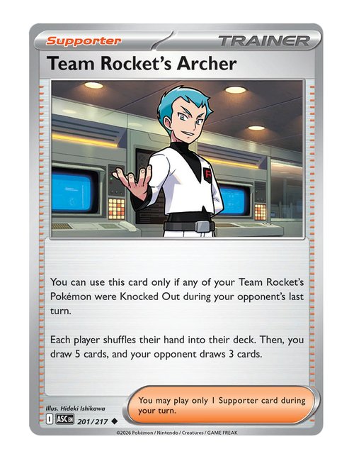 Team Rocket's Archer #201/217 - Ascended Heroes