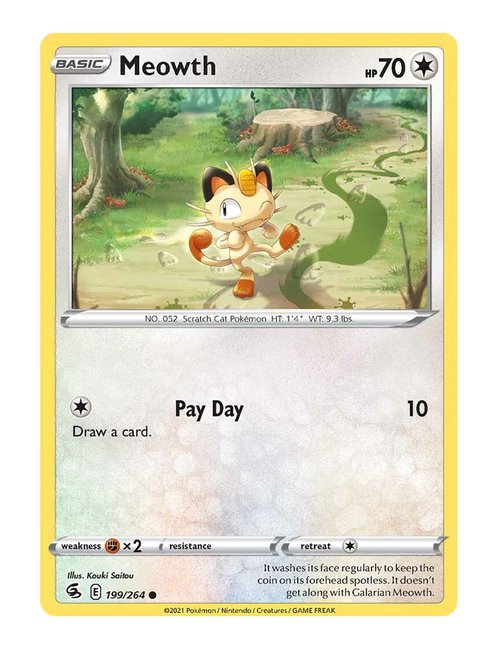 Meowth #199/264 - Fusion Strike
