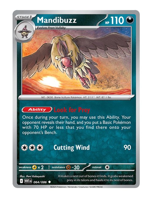 Mandibuzz #064/130 - White Flare