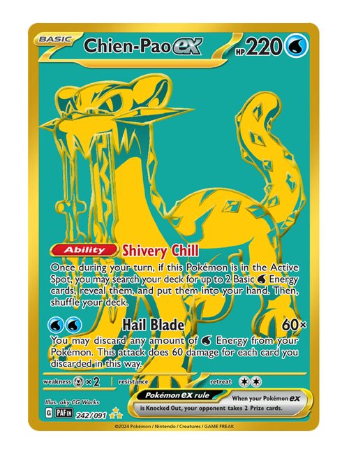 Chien-Pao ex #242/091 - Paldean Fates