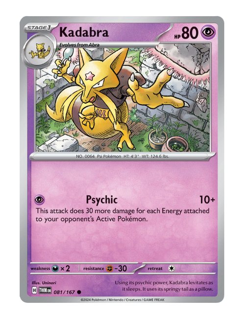 Kadabra #081/167 - Twilight Masquerade