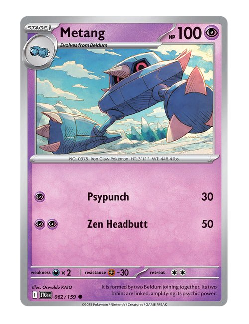 Metang #62/159 Reverse Holo - Journey Together