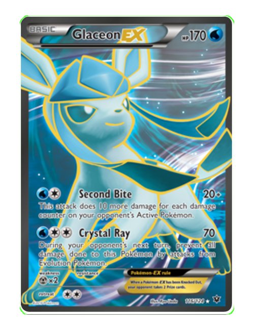 Glaceon EX #116/124 - Fates Collide